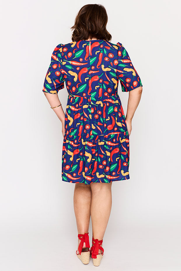 Jackson Navy Hot Chilli Dress – Navy Hot Chilli mini dress