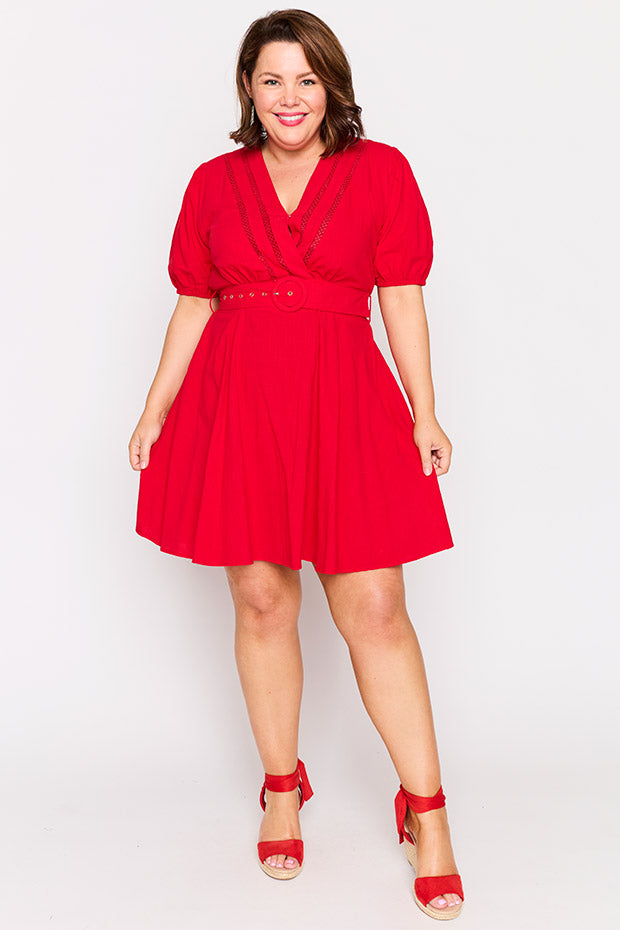 Ollie Red Dress – Red mini dress