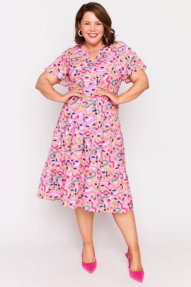Keira Party Mix Dress – Party Mix midi dress