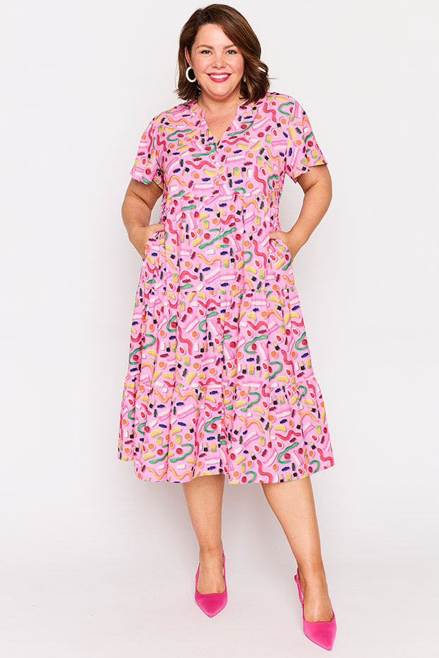Keira Party Mix Dress – Party Mix midi dress