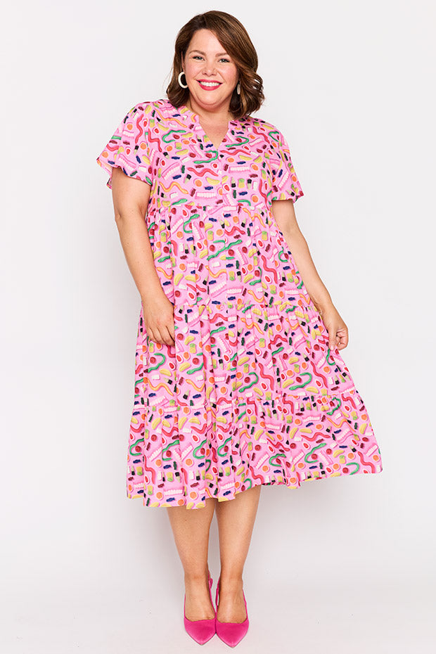 Keira Party Mix Dress – Party Mix midi dress