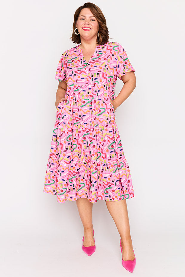 Keira Party Mix Dress – Party Mix midi dress