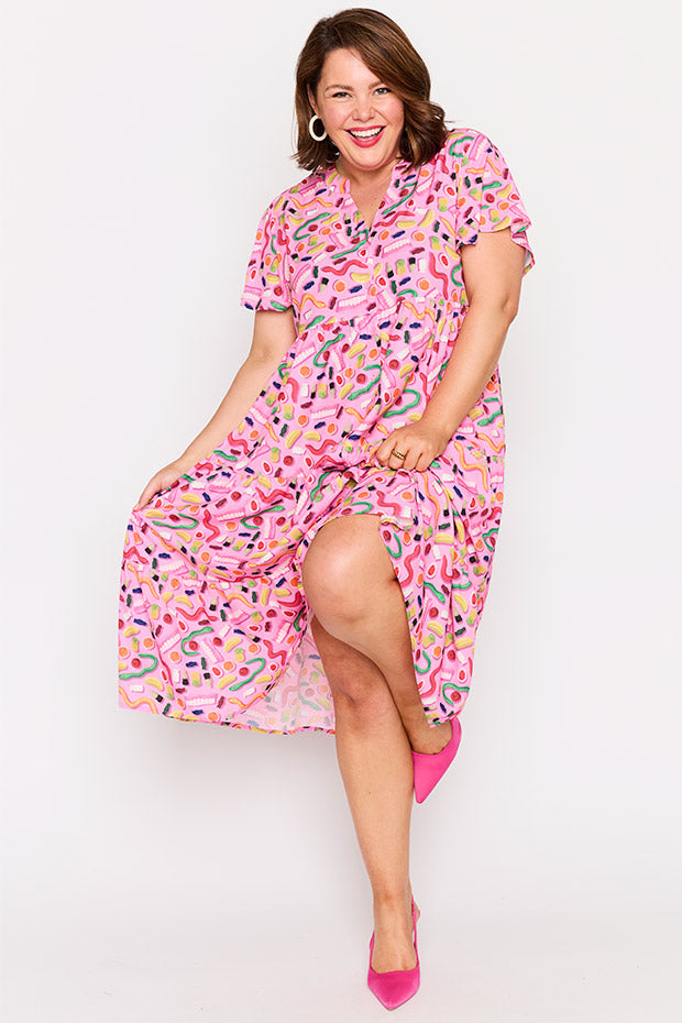 Keira Party Mix Dress – Party Mix midi dress