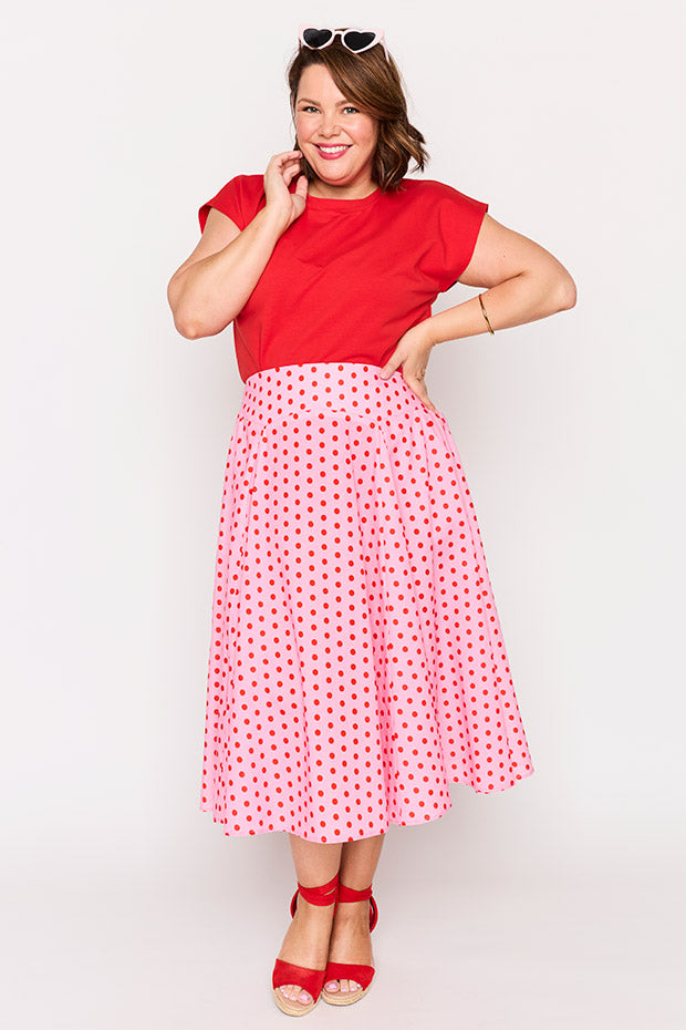 Beth Pretty In Pink Skirt – Pretty In Pink midi skirt