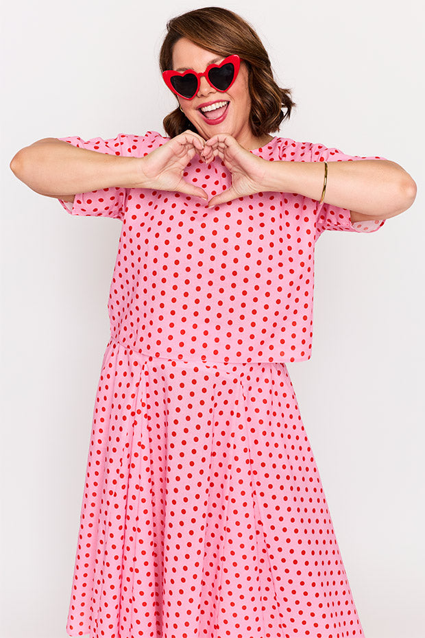 Harper Pretty In Pink Top – Pretty In Pink loose top