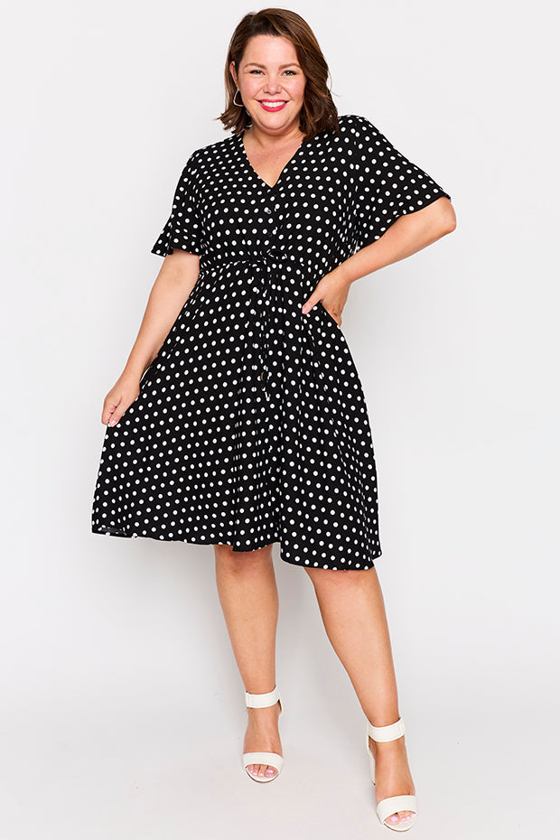 Jaz Pretty Spot Dress – Pretty Spot knee length dress