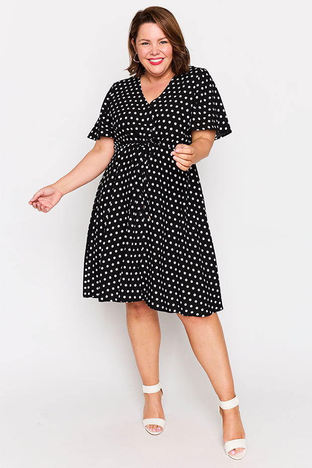 Jaz Pretty Spot Dress – Pretty Spot knee length dress