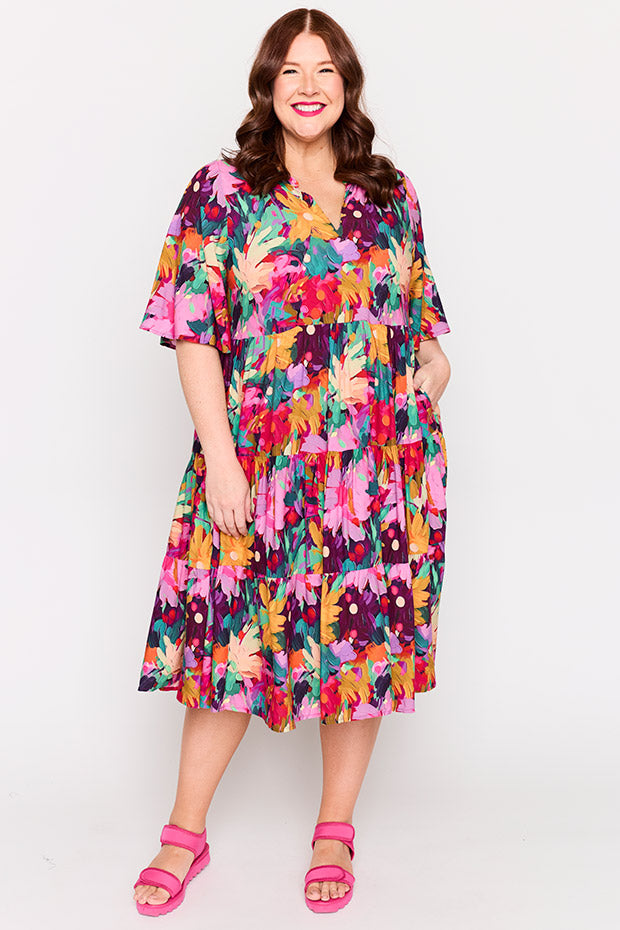 Chrissie Romantic Escape Dress – Romantic Escape midi dress