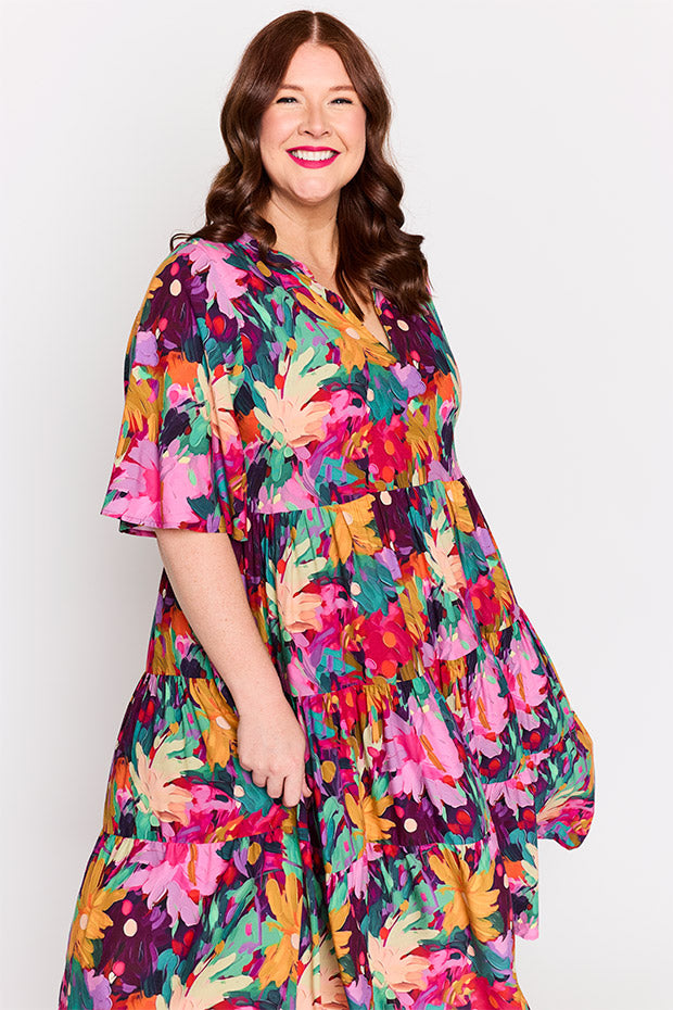 Chrissie Romantic Escape Dress – Romantic Escape midi dress