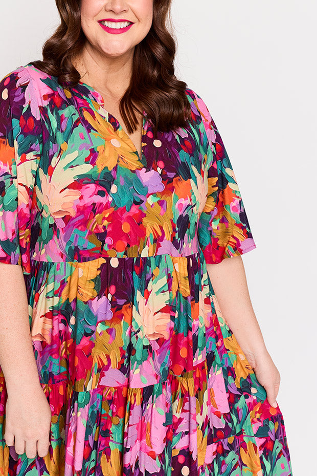 Chrissie Romantic Escape Dress – Romantic Escape midi dress