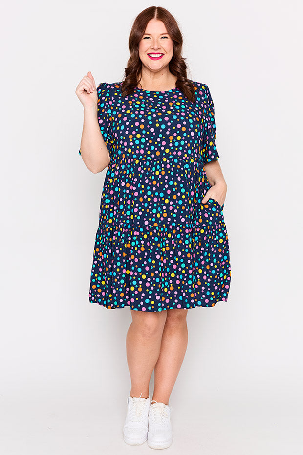 Izzie Smarty Spot Dress – Smarty Spot mini dress