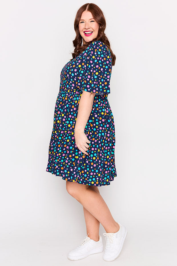 Izzie Smarty Spot Dress – Smarty Spot mini dress