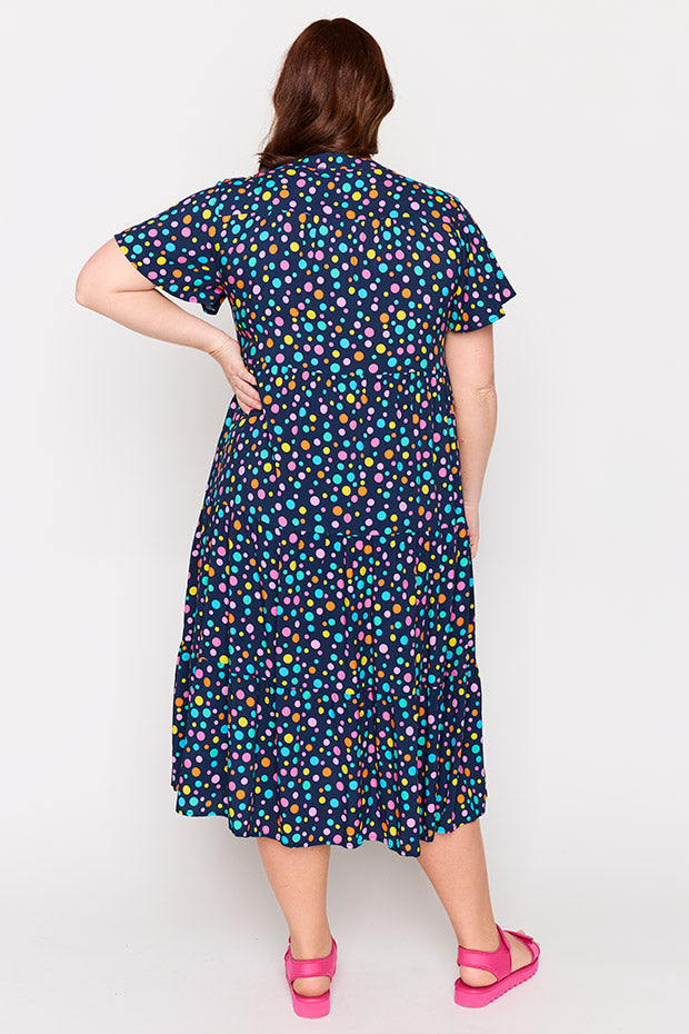 Sampson Smarty Spot Dress – Smarty Spot midi dress