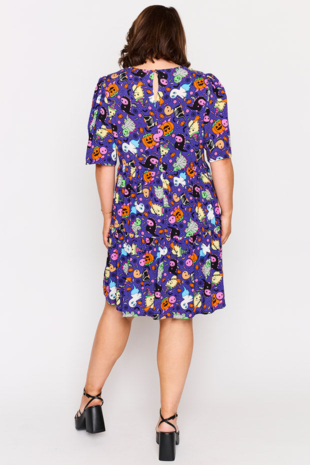 Izzie Spooky Dinos Dress – Spooky Dinos mini dress