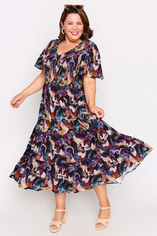Lynette Stormy Night Dress – Stormy Night maxi dress