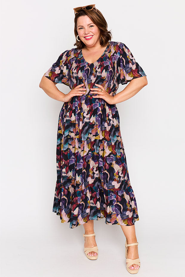 Lynette Stormy Night Dress – Stormy Night maxi dress