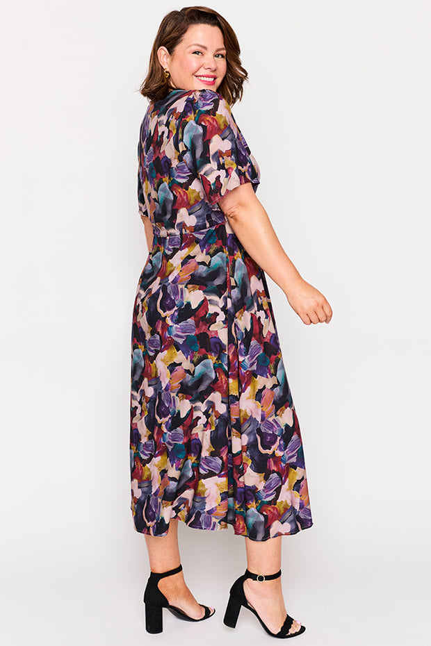 Michelle Stormy Night Dress – Stormy Night midi dress