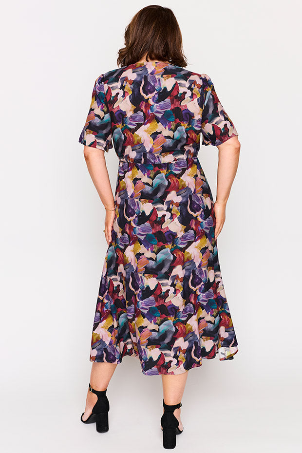 Michelle Stormy Night Dress – Stormy Night midi dress