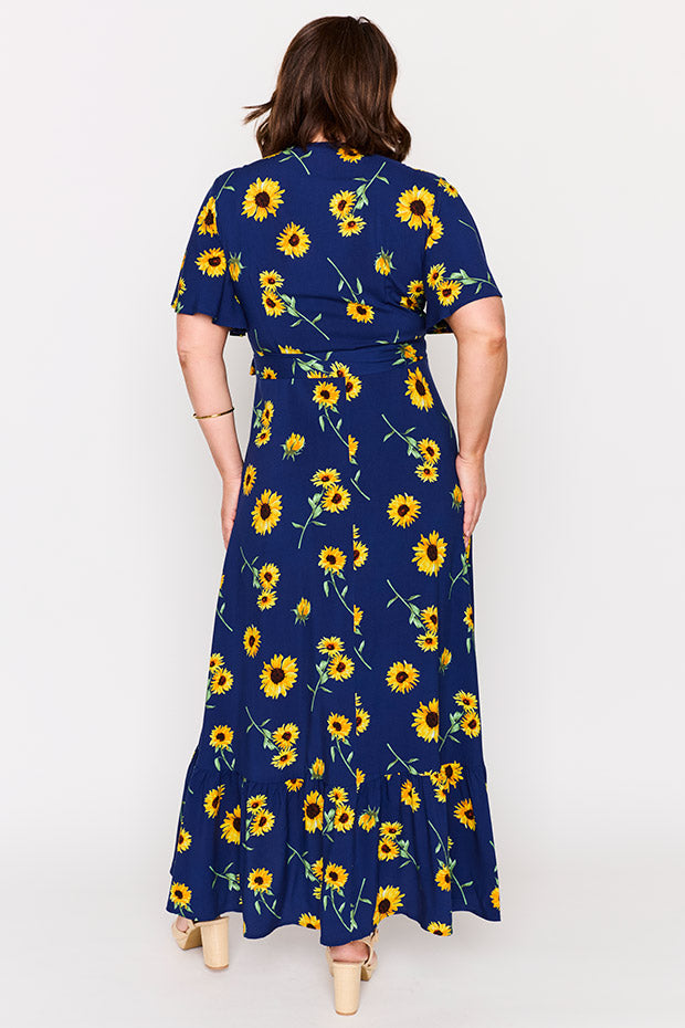 Cate Sunflower Wrap Dress – Sunflower Wrap wrap dress