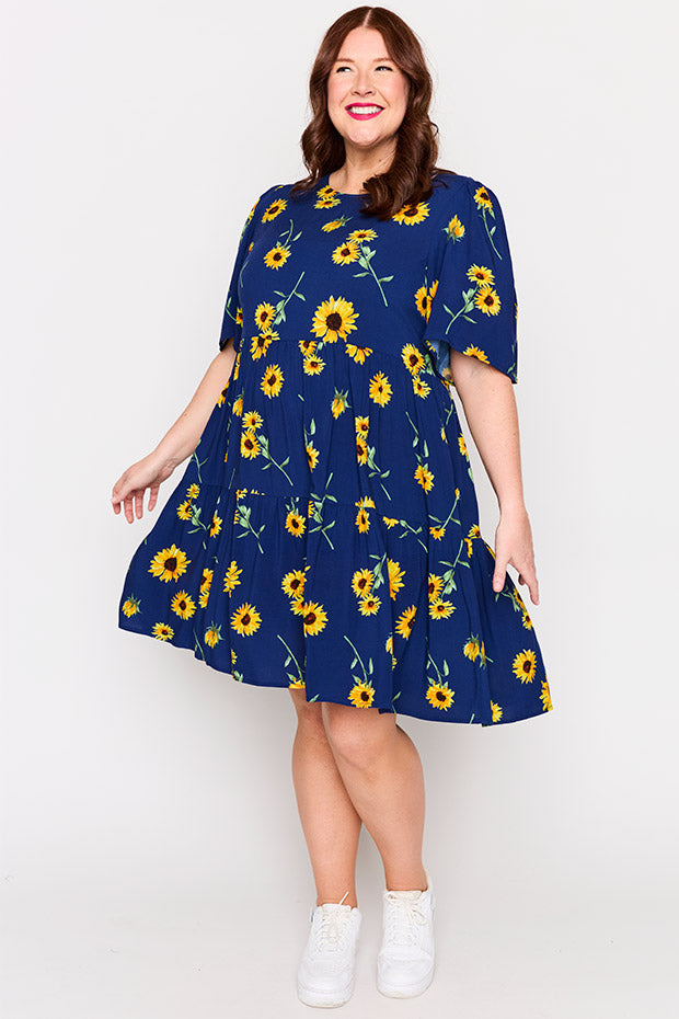 Izzie Sunflower Dress – Sunflower mini dress