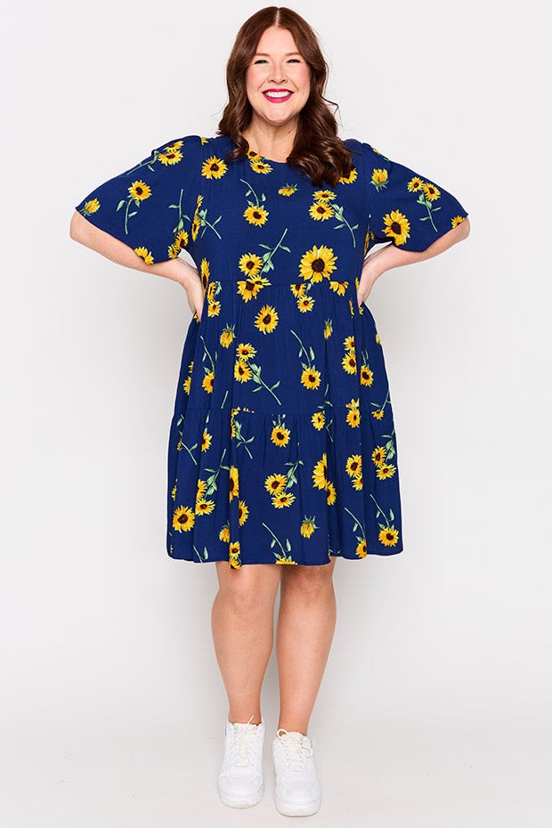 Izzie Sunflower Dress – Sunflower mini dress