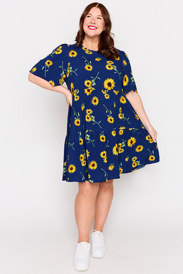Izzie Sunflower Dress – Sunflower mini dress