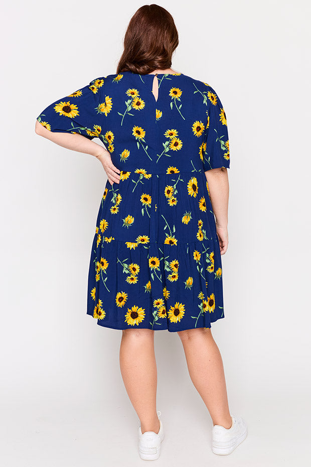 Izzie Sunflower Dress – Sunflower mini dress