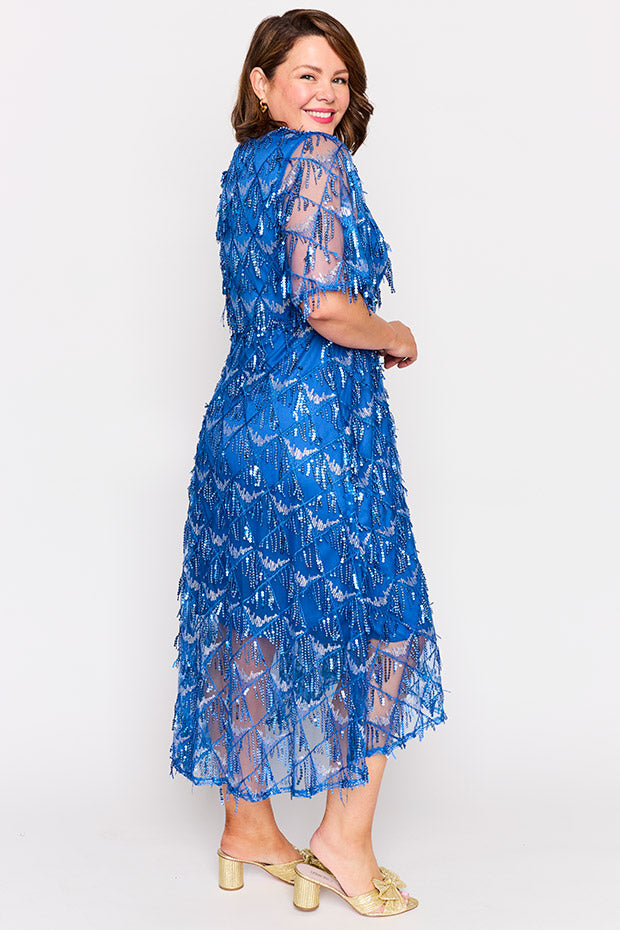Wonderful Cobalt Party Dress – Cobalt Party midi dress