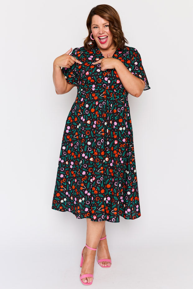 Marley Cotton Cherry Bloom Dress – Cherry Bloom midi dress