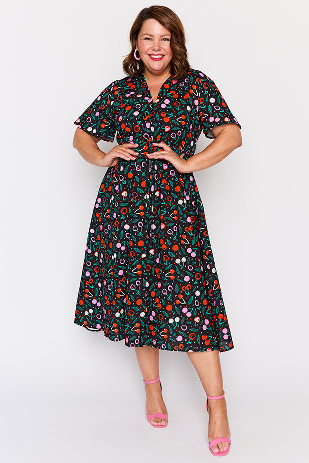Marley Cotton Cherry Bloom Dress – Cherry Bloom midi dress
