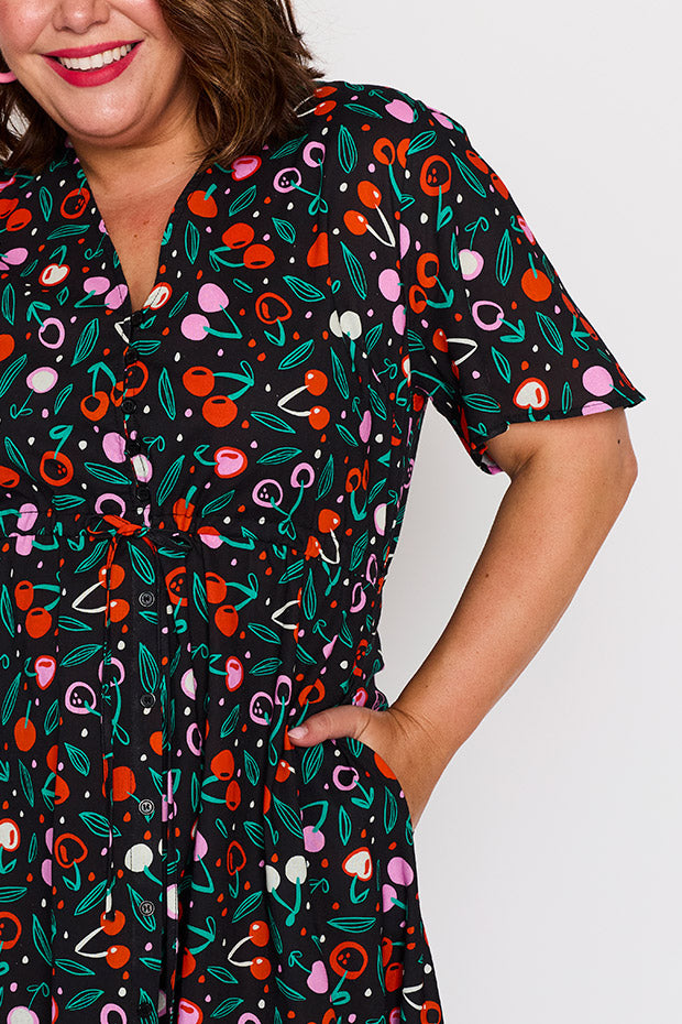 Marley Cotton Cherry Bloom Dress – Cherry Bloom midi dress