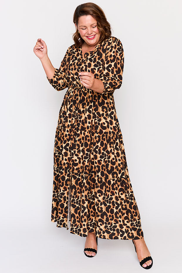 Adeline Coco Leopard Dress – Coco Leopard maxi dress