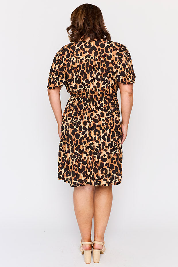 Remi Coco Leopard Dress – Coco Leopard knee length dress