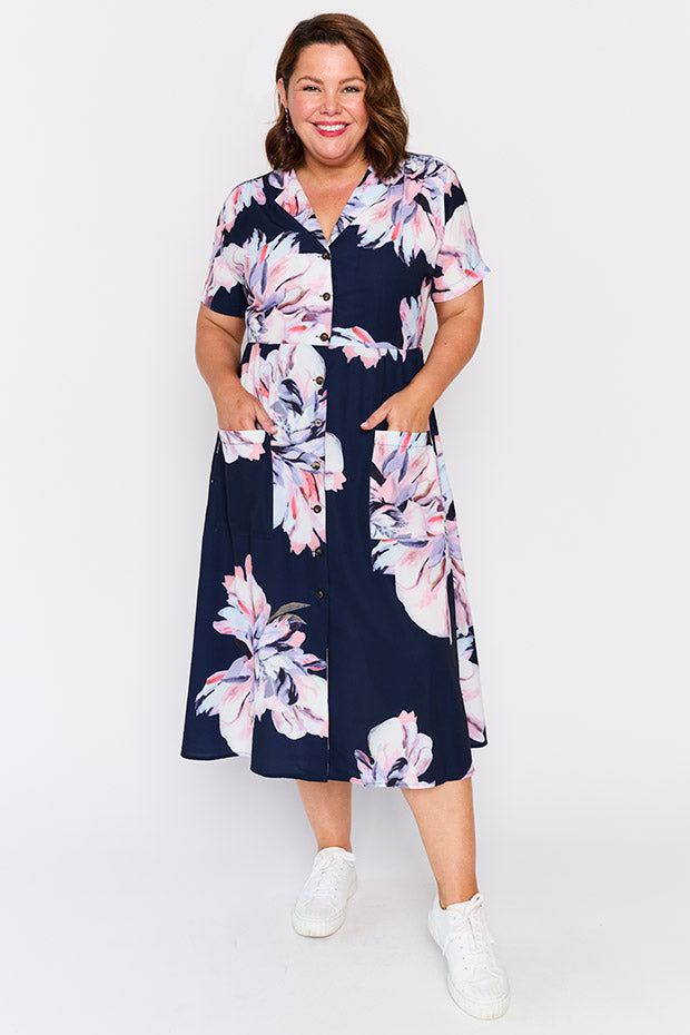 Florence Floral Memories Dress – Floral Memories midi dress