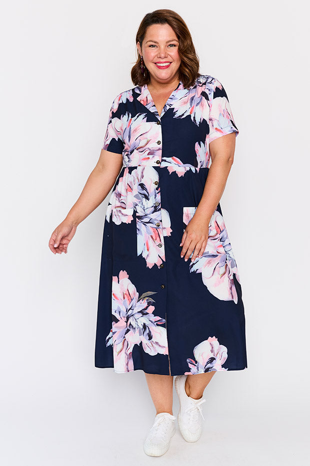 Florence Floral Memories Dress – Floral Memories midi dress