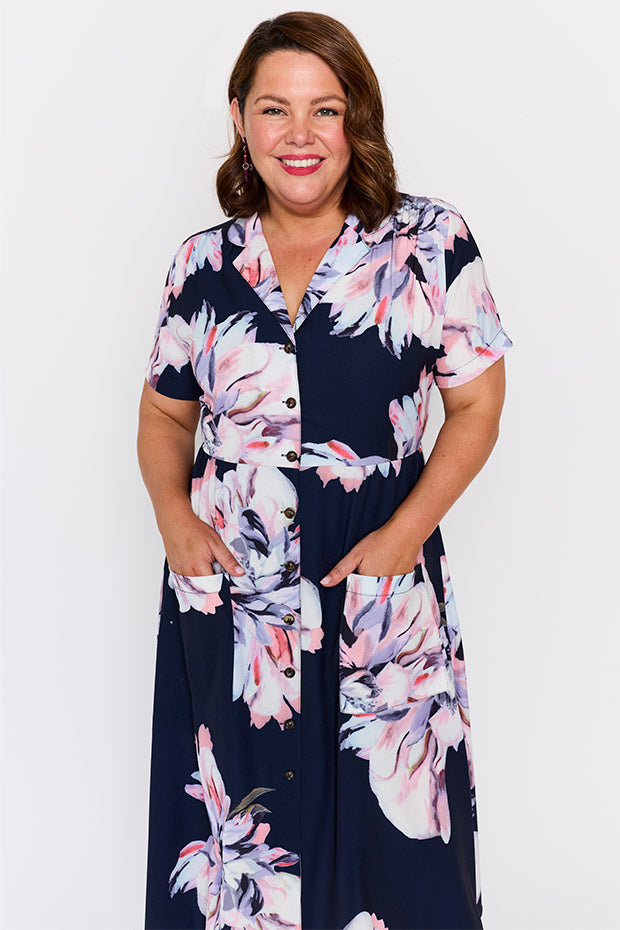 Florence Floral Memories Dress – Floral Memories midi dress