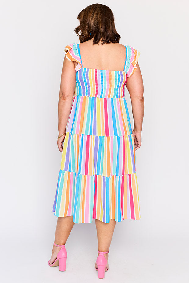 Kona LPD Candy Stripe Dress – LPD Candy Stripe midi dress