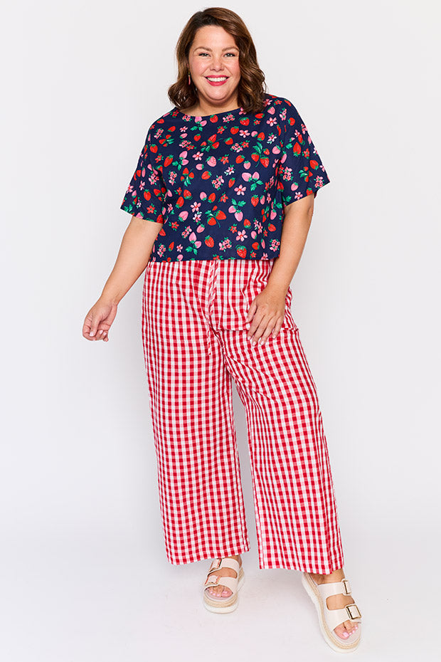 Harper Summer Berry Top – Summer Berry loose top