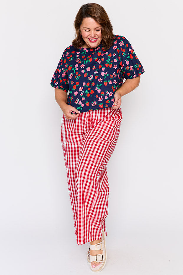 Harper Summer Berry Top – Summer Berry loose top