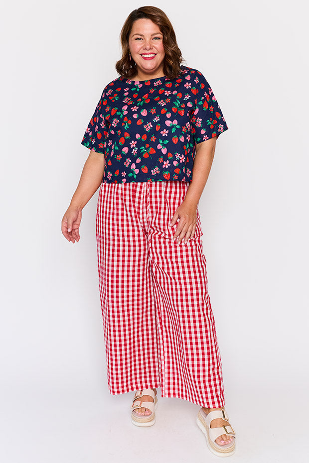 Harper Summer Berry Top – Summer Berry loose top