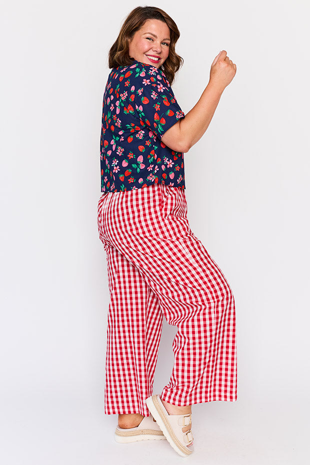 Harper Summer Berry Top – Summer Berry loose top