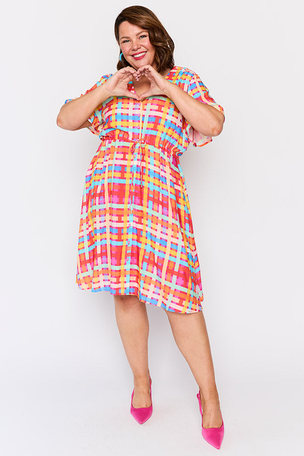 Jaz LPD Weave Dress – LPD Weave knee length dress
