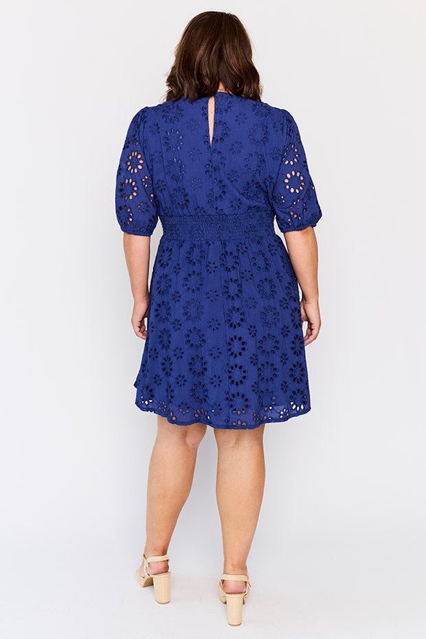 Rune Blue Dress – Blue knee length dress