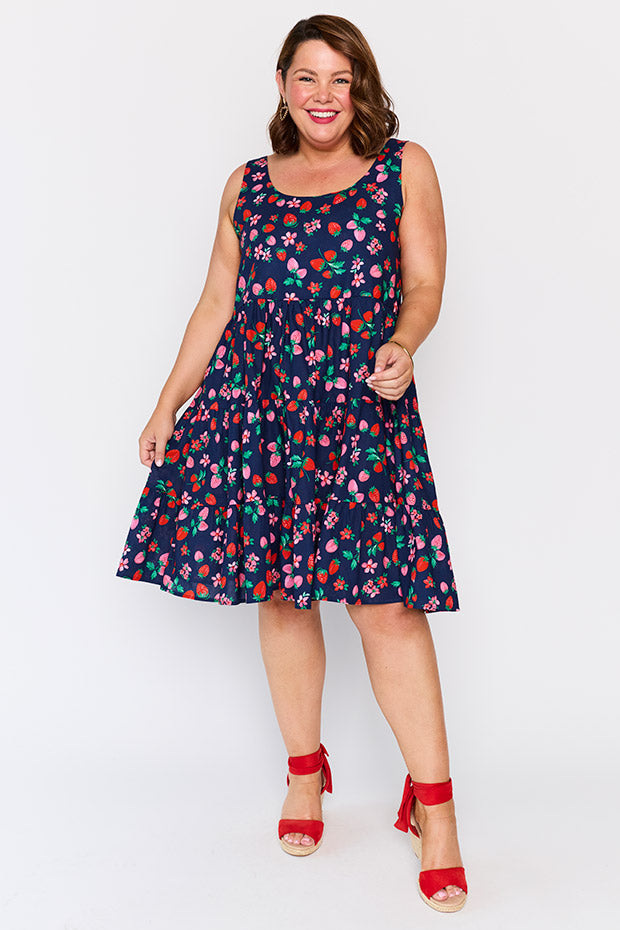 Dorothy Summer Berry Dress