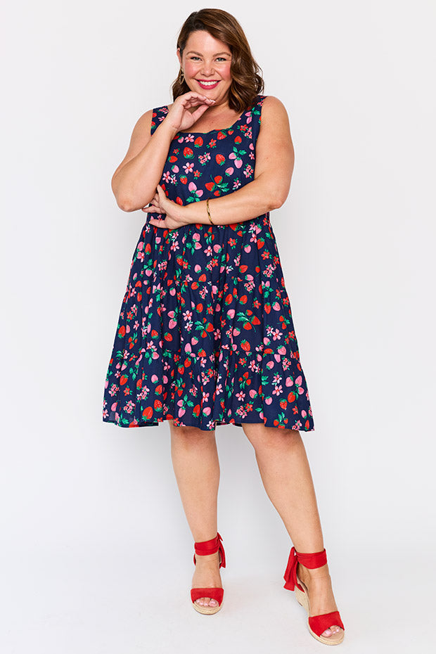 Dorothy Summer Berry Dress – Summer Berry mini dress