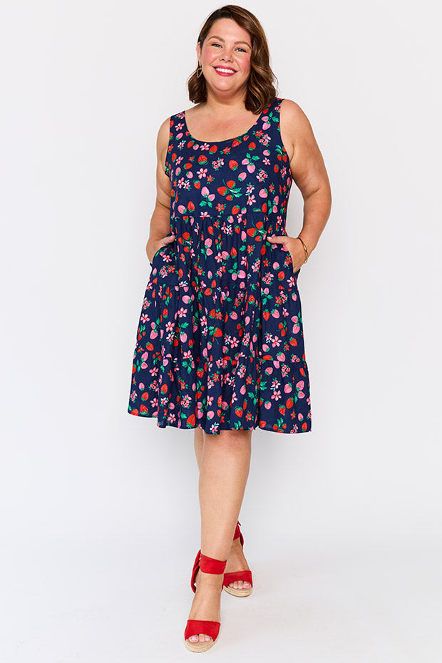 Dorothy Summer Berry Dress – Summer Berry mini dress