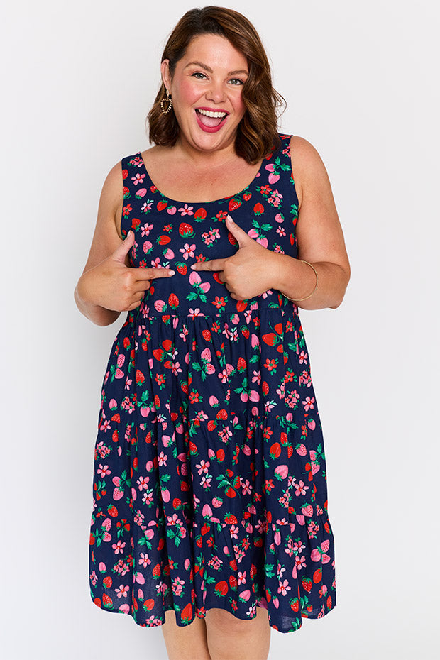 Dorothy Summer Berry Dress – Summer Berry mini dress