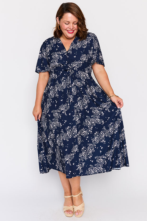Marley Soft Clover Dress – Soft Clover midi dress