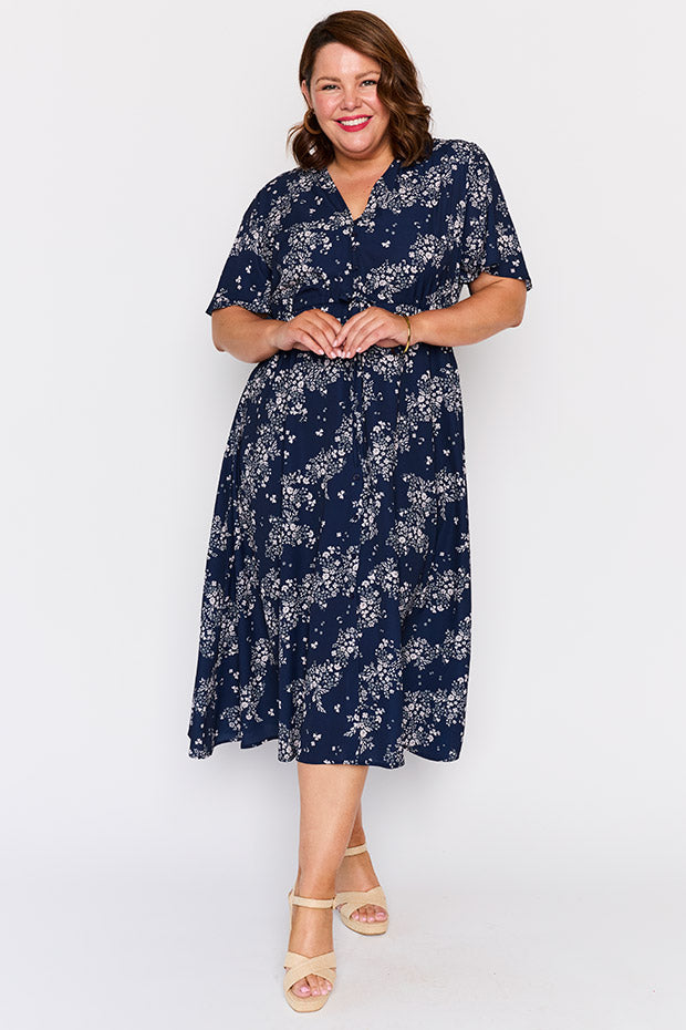 Marley Soft Clover Dress – Soft Clover midi dress
