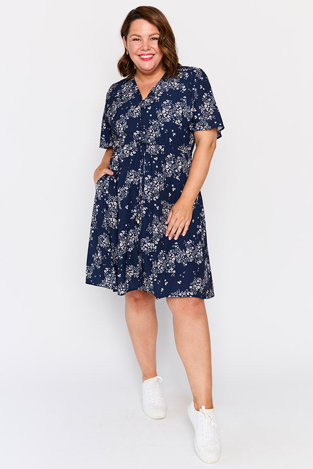 Siena Soft Clover Dress – Soft Clover knee length dress